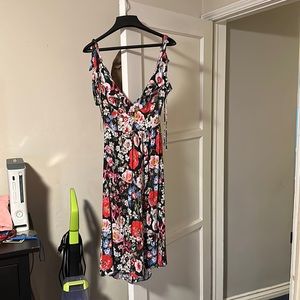 Beautiful open back flower dress